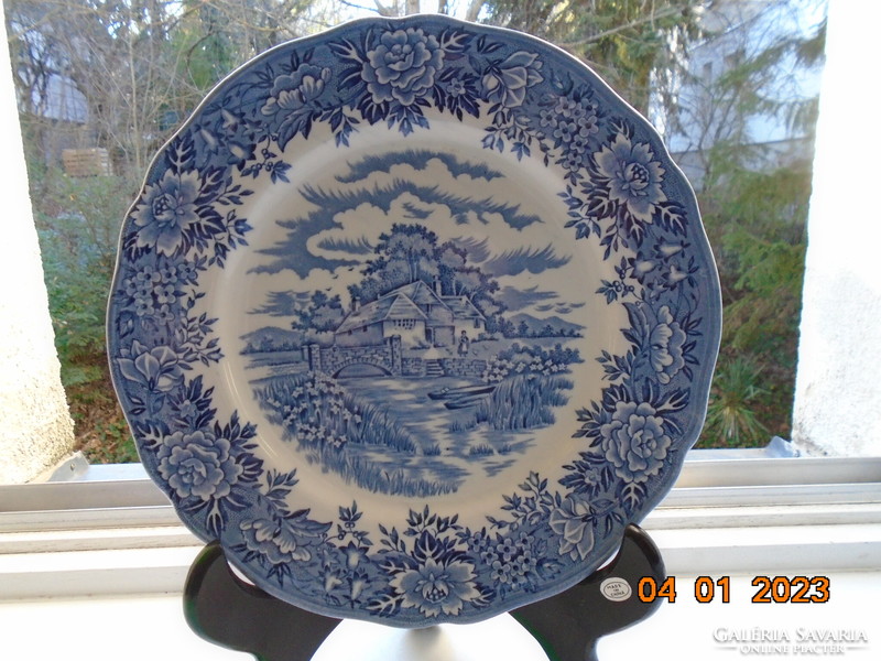 "Az angol vidék"  mintával tányér Salem China Staffordshire