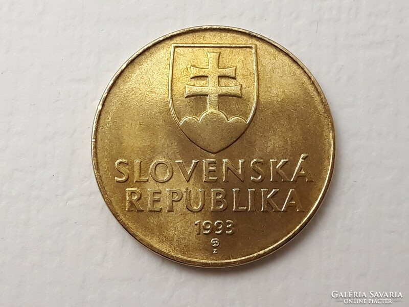 Slovakia 10 koruna 1993 coin - Slovak 10 sk 1993 foreign coin