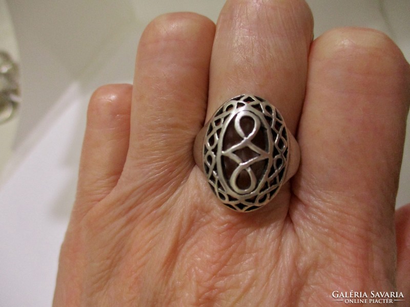 A beautiful silver ring by a Hungarian craftsman