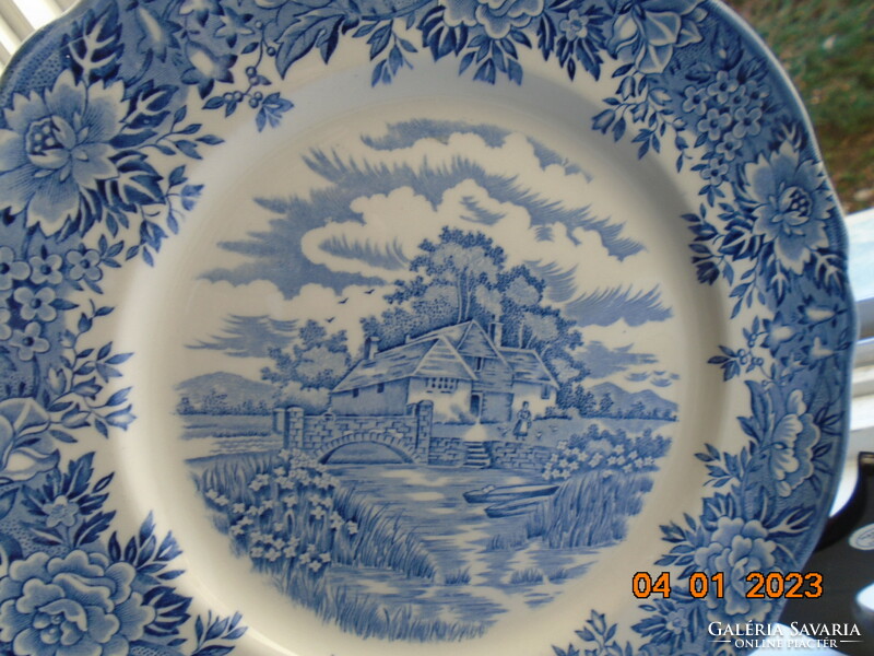 "Az angol vidék"   mintával tányér Salem China Staffordshire