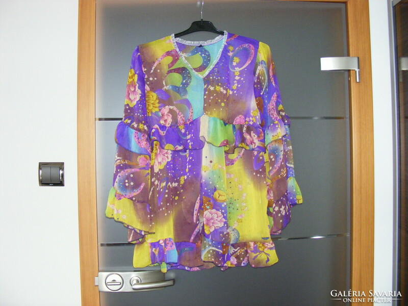 Beautiful translucent blouse, top, women's size L