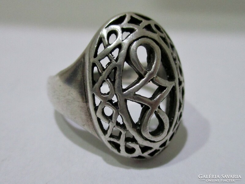 A beautiful silver ring by a Hungarian craftsman