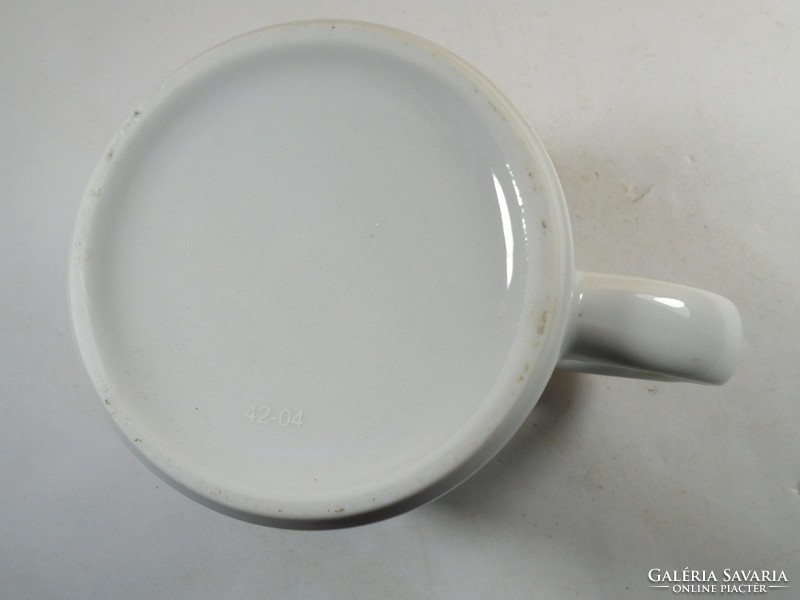 Porcelain mug - height: 10.5 cm