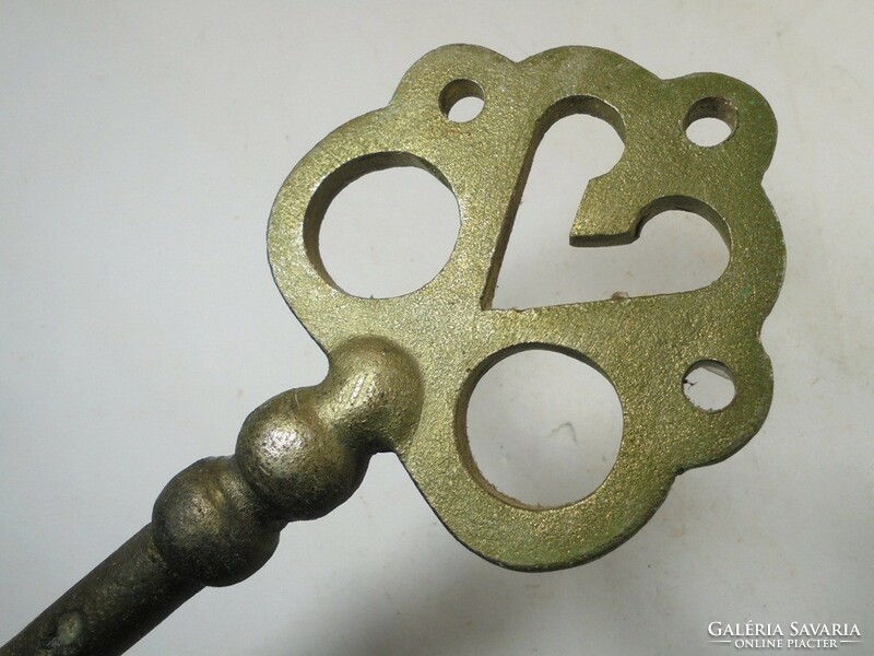 Old copper key hanger wall hanger hanger key holder holder - 29 cm long