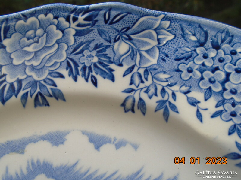 "Az angol vidék"   mintával tányér Salem China Staffordshire