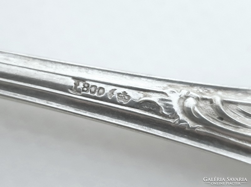 Bruckmann & sohne art nouveau, silver (800) 12-person fish cutlery set (1667 g)