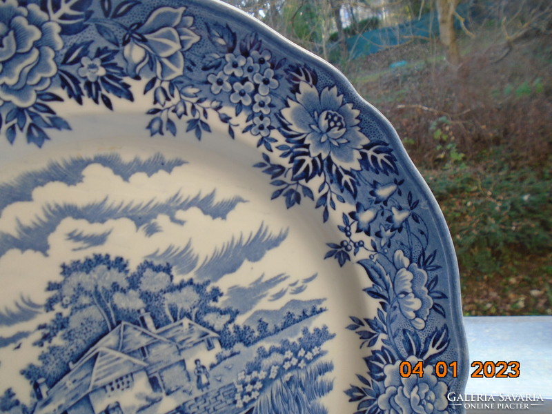 "Az angol vidék"  mintával tányér Salem China Staffordshire