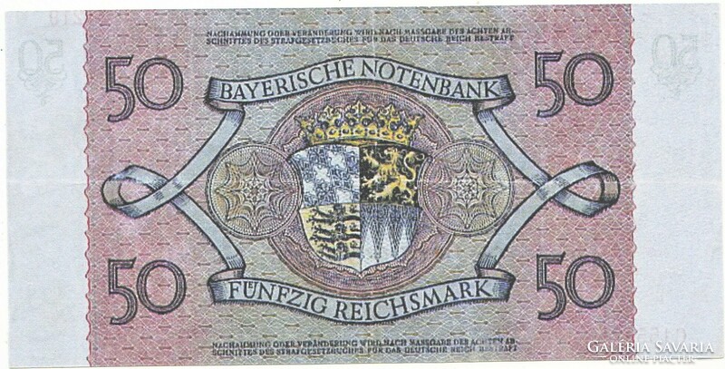 German states 50 imperial marks 1925 replica