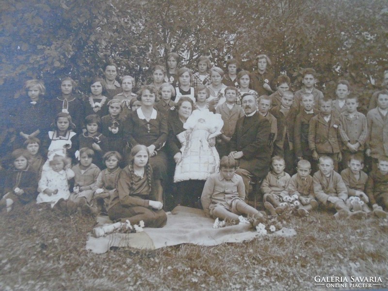 D192940 old photo - children - group photo 1910k