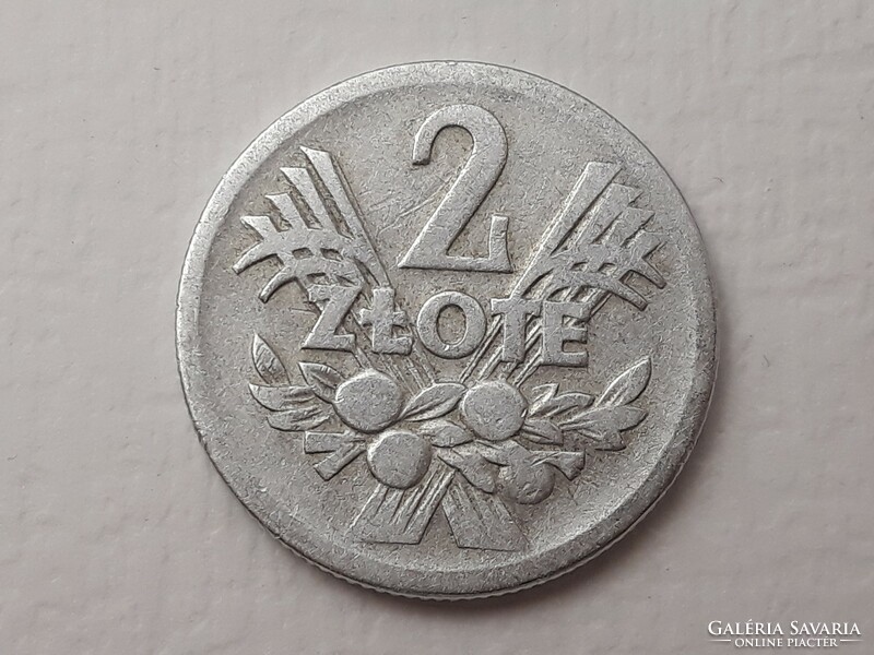 Poland 2 zloty 1978 coin - Polish 2 zloty 1978 foreign coin