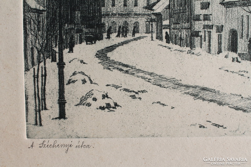 István Oláh: Széchenyi Street, 1935
