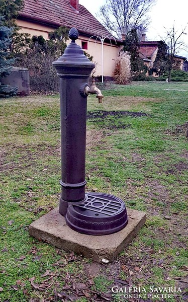 Cast iron garden fountain