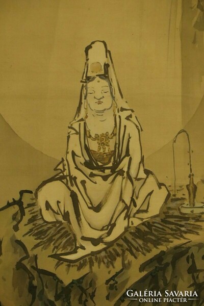 Kannon Bodhisattva - Japanese painting for sale