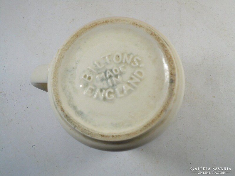 Retro marked - biltons English British ceramic glazed mug with car car pattern