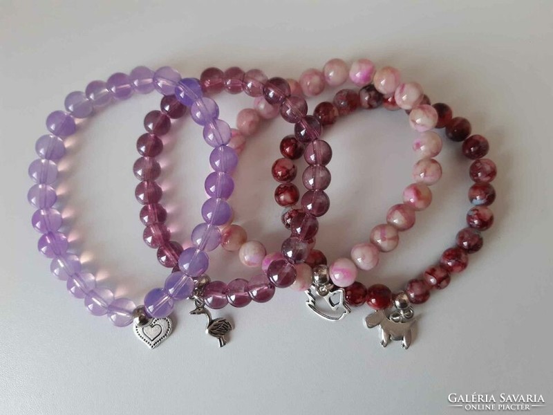 Glass bead bracelet sets
