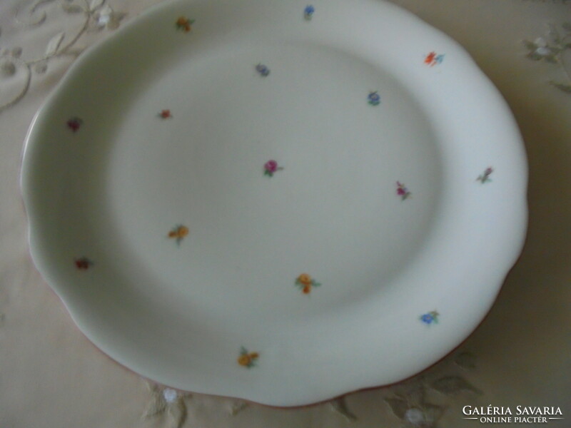 Zsolnay, serving plate with small flower cakes