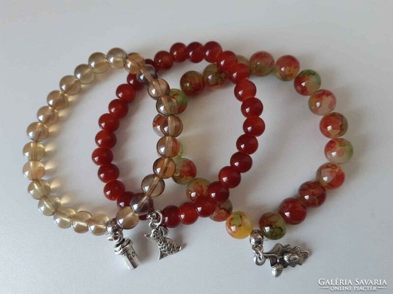 Glass bead bracelet sets