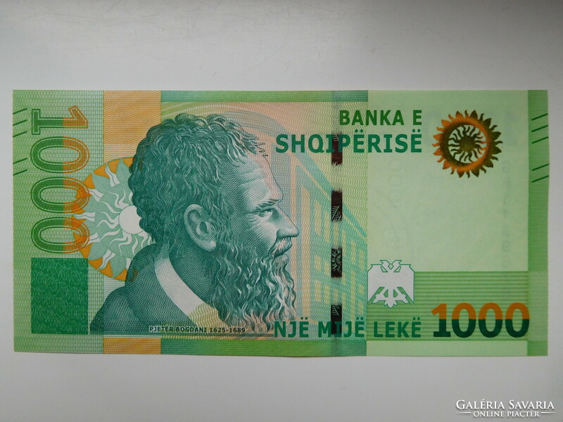 Albánia 1000  leke 2021 UNC