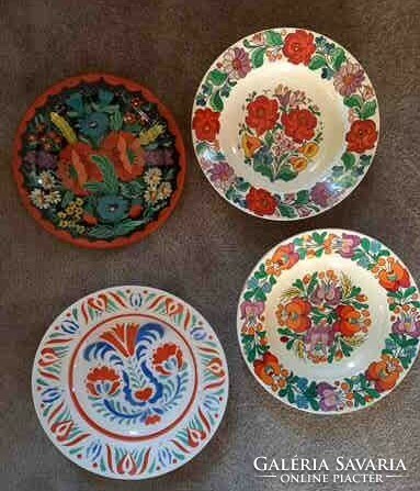 Beautiful hand painted granite wall plates