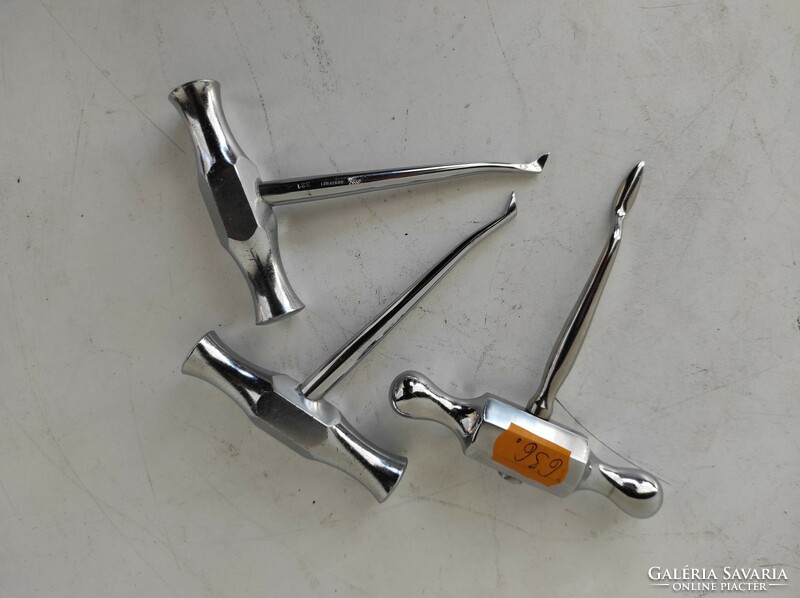 Antik fogorvosi orvosi fogászati eszköz 3 darab fogász szerszám 636