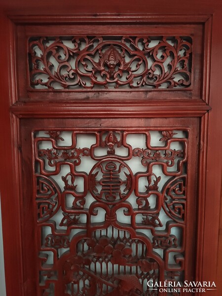 A pair of openwork carved Chinese screens!