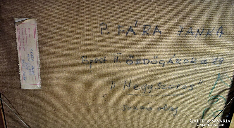 Janka P. Fára (1926-?) Hhegyszoros 1985