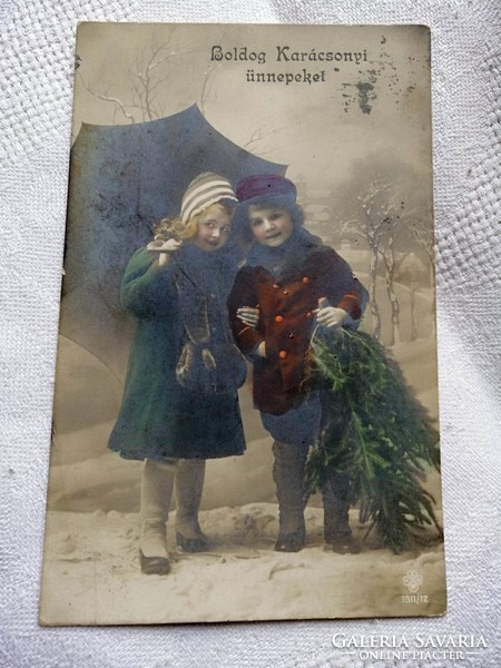 Antik képeslap 1910