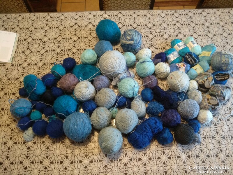 Knitting yarn, knitting, needlework, cotton, 4400 grams, negotiable