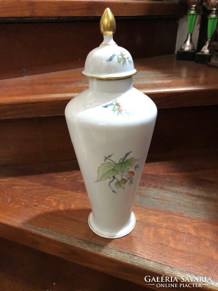 Herend porcelain vase, flawless, 32 cm, for a gift. Hecsedli pattern