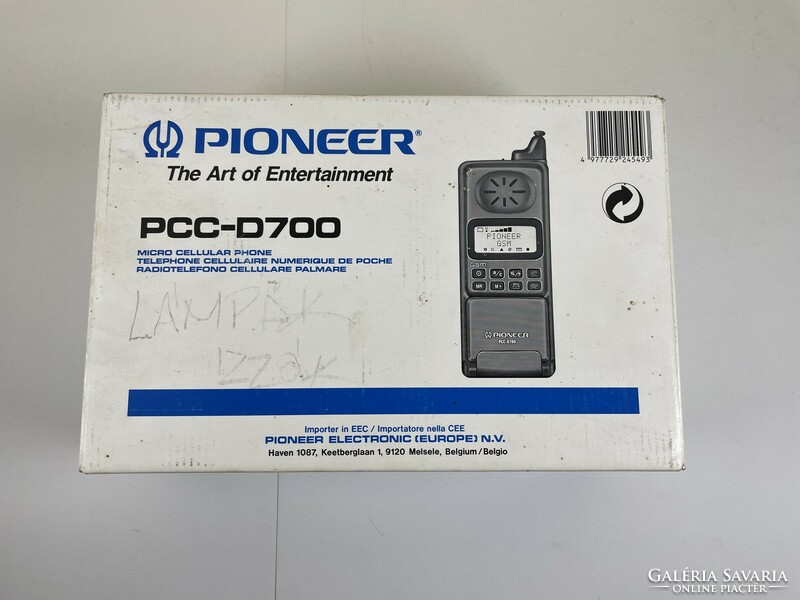 Pioneer PCC-D700 Doboza - Mobiltelefon rádiótelefon doboz 1994-ből