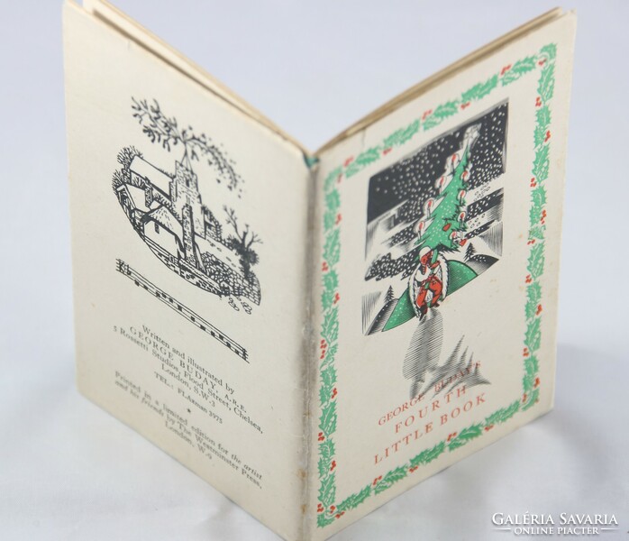 Signed - György Buday - fourth little book - limited edition woodcut book