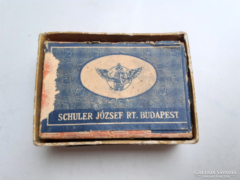 Old box schuler Joseph r.T. Budapest stationery pen tip paper box