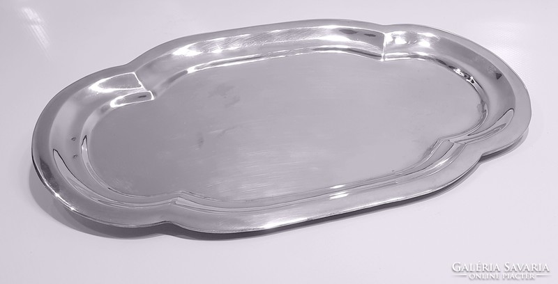 Silver (800) oval serving tray (337 g)