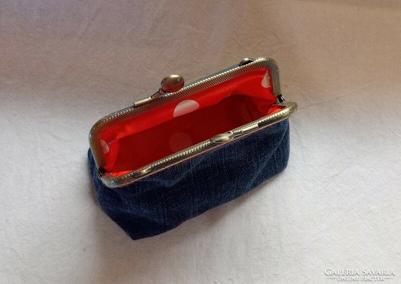 Denim purse or wallet, craft product