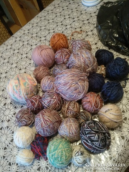Knitting yarn, knitting, needlework, cotton, 2370 grams, negotiable