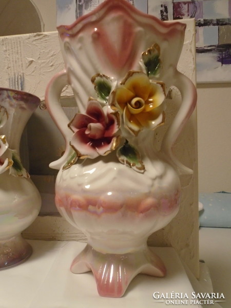 Szépséges régi nagy Capodi Monte  váza !