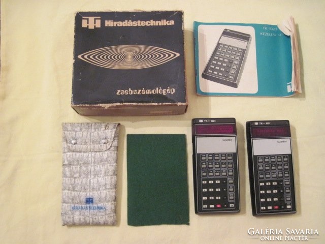 Old pocket calculator tk-1023 scientist telecommunication calculator