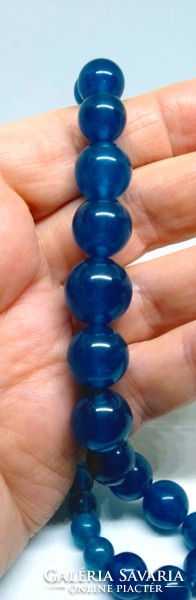 Kék ásvány kristály nyaklánc 330