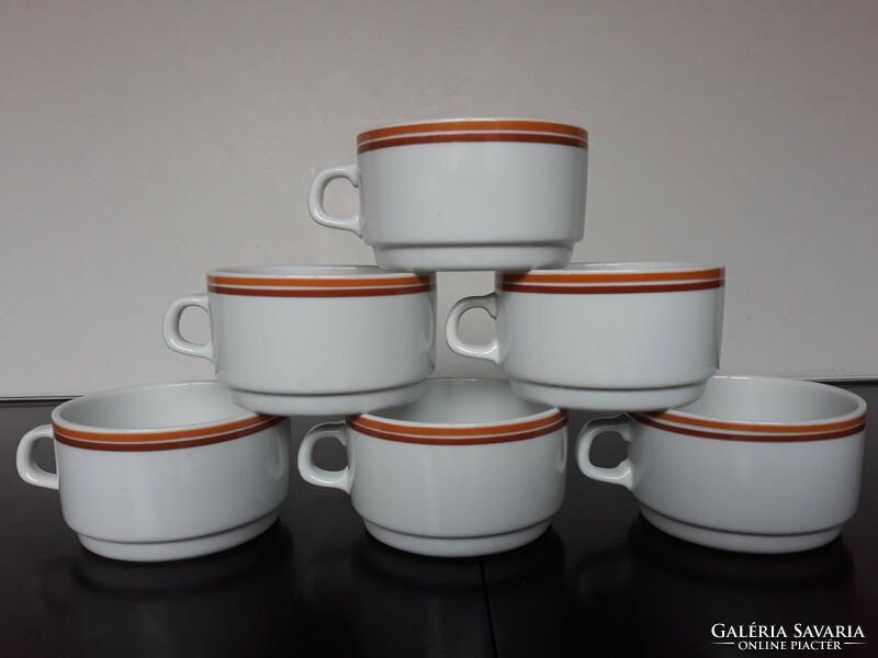 6 Lowland porcelain cups