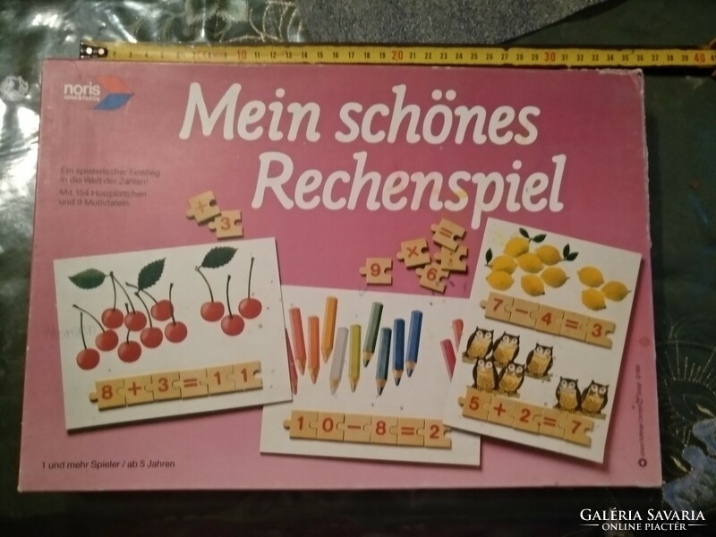 My nice counting game, mein schönes rechenspiel, board game, negotiable