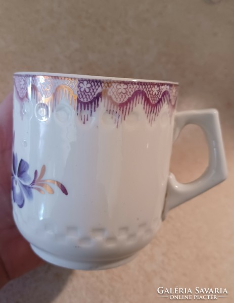 Old souvenir mug - porcelain - art nouveau