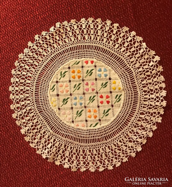 Beautiful showcase lace tablecloth