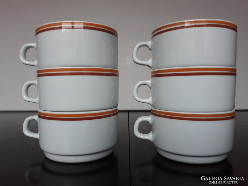 6 Lowland porcelain cups