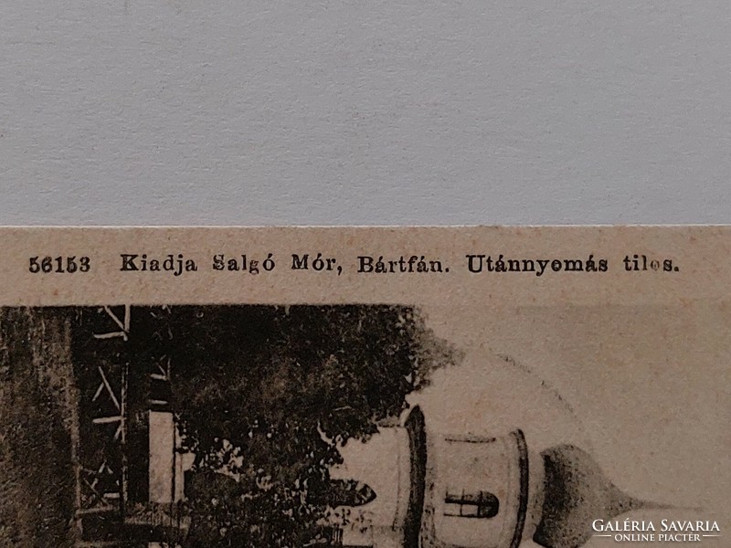 Régi képeslap 1903 Bártfa-fürdő Otthon szálloda fotó levelezőlap