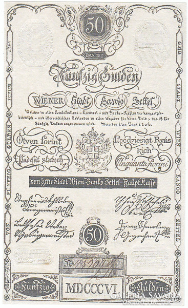 Austria 50 Austro-Hungarian gulden 1806 replica unc