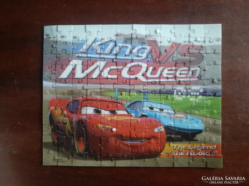 Villám McQueen, verdás 3d puzzle  játék, Alkudható