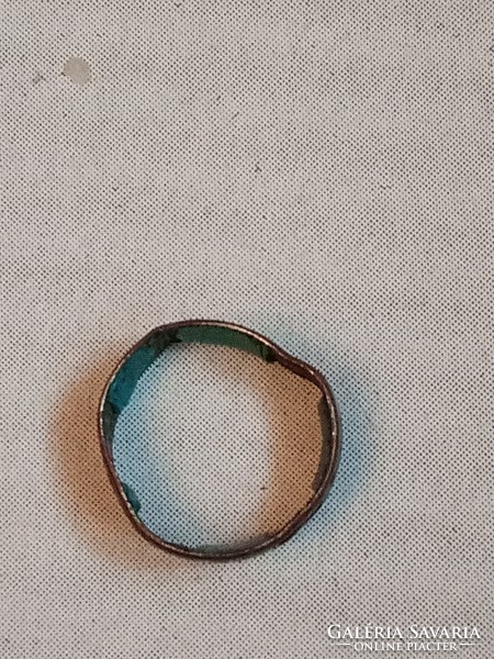 Gyönyörű antik kínai tűzzománc gyűrű