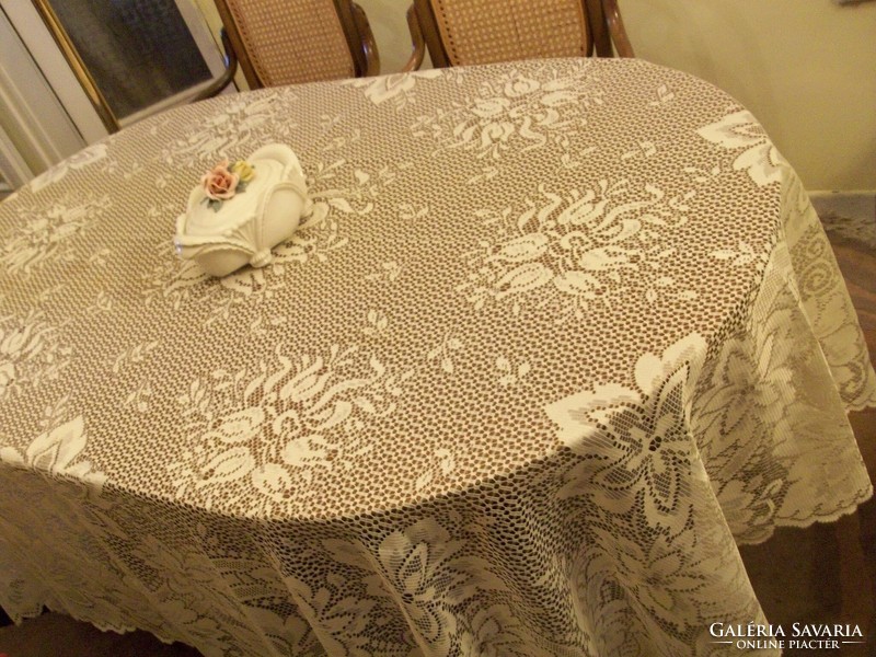 Nice big lace tablecloth