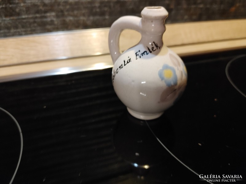 Hajdúszoboszló mini porcelain jug