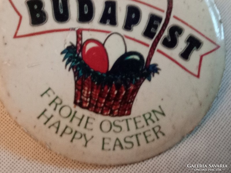Retro Verbunkos Csárda - Budapest húsvéti reklám jelvény